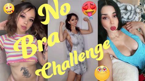 No Bra Challenge Tiktok Compilation Part Youtube
