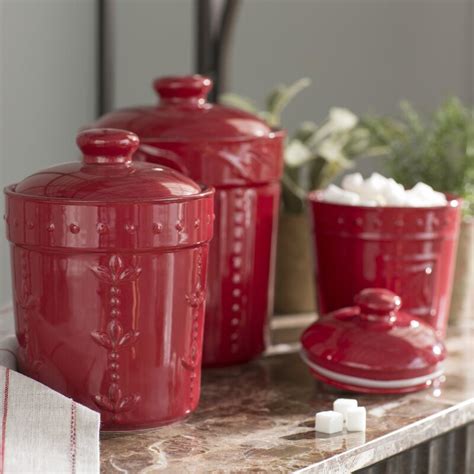 Lark Manor Genesee 3 Piece Kitchen Canister Set And Reviews Wayfair