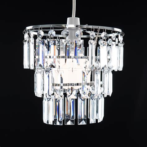 Modern crystal ceiling lamp spyral has a great decorative value, it is an extremely elegant and refined lighting work; Modern Chandelier Light Shades 3 Tier Acrylic Crystal ...