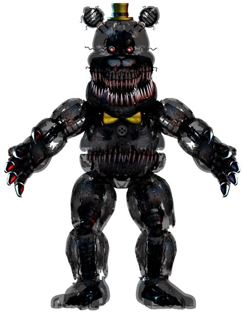 Fnaf 4 Nightmare Full Body By Enderziom2004 On Deviantart