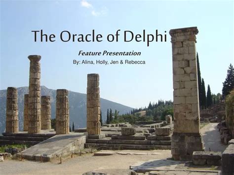 Ppt The Oracle Of Delphi Powerpoint Presentation Free Download Id