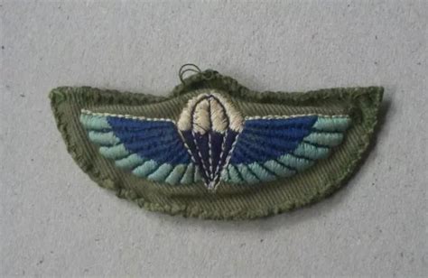Original Rhodesian Sas Combat Parachute Wing Badge Rhodesia Special Air