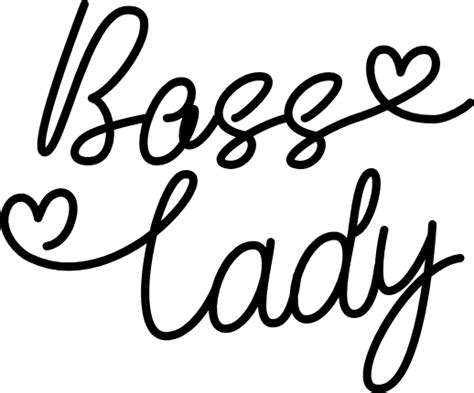 Boss Lady Boss Day Tshirt Design Free Svg File For Members Svg Heart