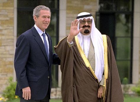 President Bush Meets With Crown Prince Of Saudi Arabia