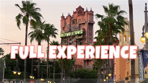 Tower Of Terror Walt Disney World Full Experience Youtube