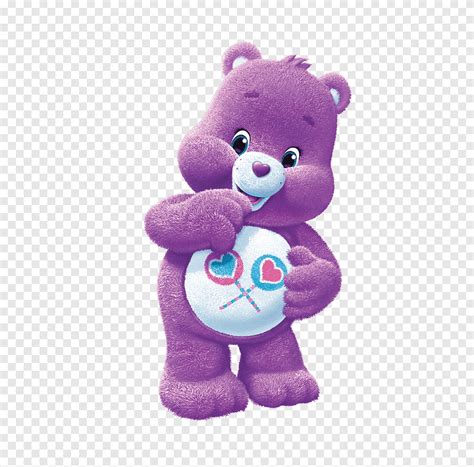 Purple Care Bear Cartoon