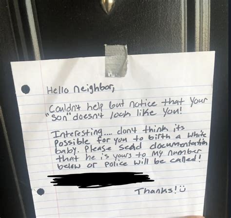 Neighbor Taped It To A Guys Door 9gag