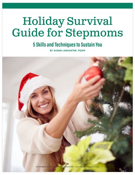 Holiday Guide For Stepmoms Nov 2018 Issue Stepmom Magazine