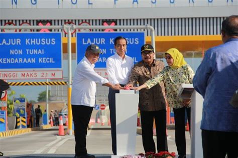 This 38.3 kilometers (23.8 mi) highway connects pasuruan with probolinggo. Presiden Optimistis Jalan Tol Merak-Banyuwangi Selesai Akhir 2019