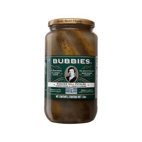 Bubbies Kosher Dill Pickles 33 Oz Supermarket Italy