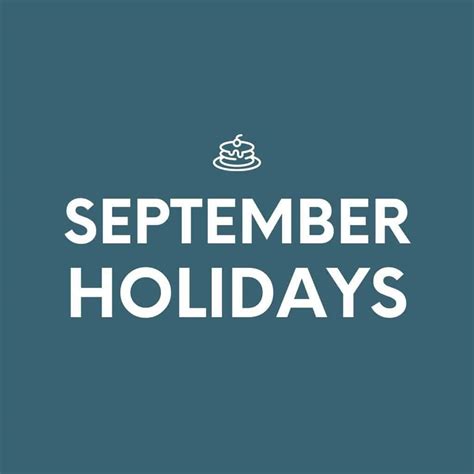 September Holidays 2023 Food And Unique Holidays