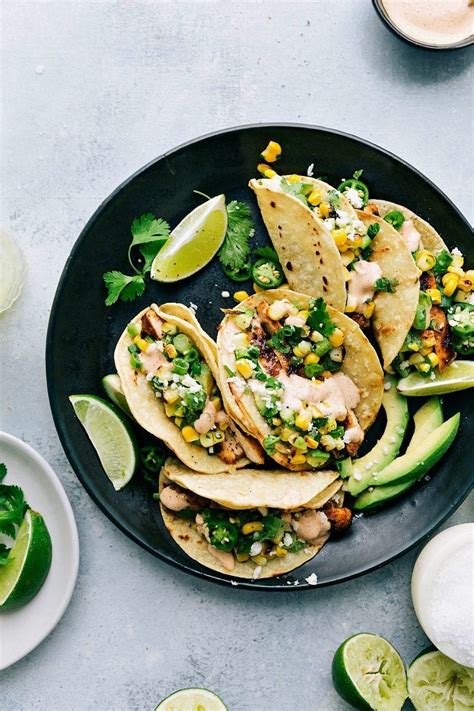 Make These Mexican Street Corn Chicken Tacos Tonight Chicken Tacos