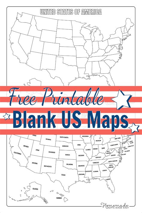 Free Printable Blank Us Map Geography Map Homeschool Geography