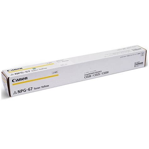 C5235a imagerunner advance models deliver a step yield of up to 35 ppm in highly contrasting and 30 ppm in shading and filtering at a rate of up to 51 ipm. Canon NPG 67 Original Toner Cartridge For IR ADV C3320 ...