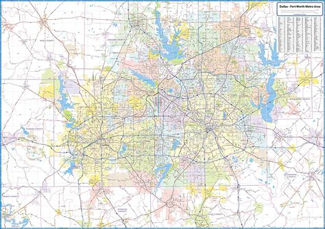 Map Of Dallas Fort Worth Metro Area Draw A Topographic Map