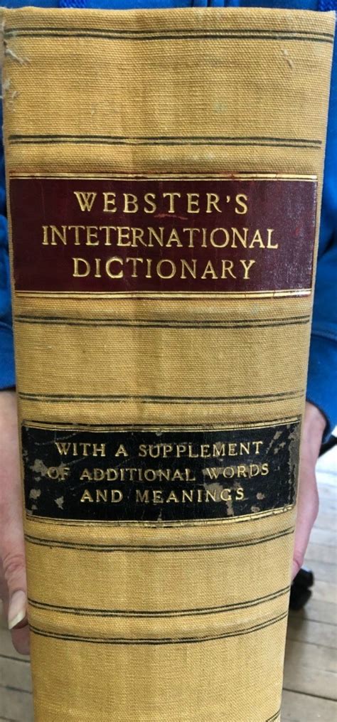 Value Of Websters Encyclopedic Dictionary 1891 Thriftyfun