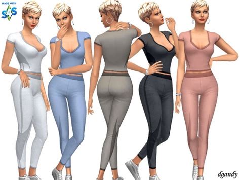 Athletic Outfit 20200411 By Dgandy At Tsr Sims 4 Updates