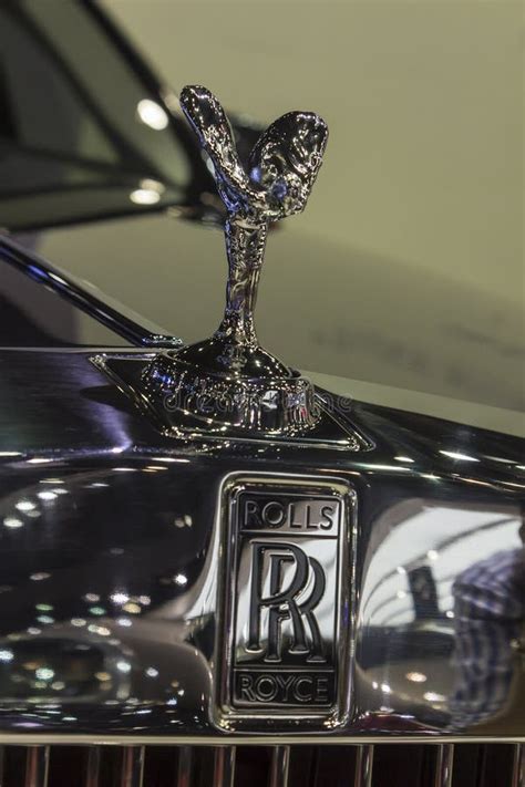 Logos Of Rolls Royce Phantom Extended Wheelbase Editorial Photo Image
