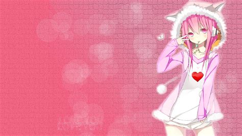 Cute Pink Anime Girl Wallpaper By Newbmangadrawer On Deviantart