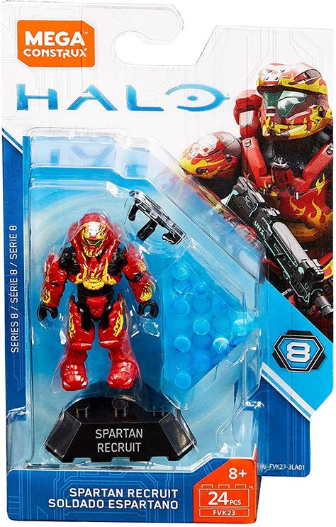 Halo Mega Construx Heroes Series 8 Spartan Recruit Mini Figure Ebay