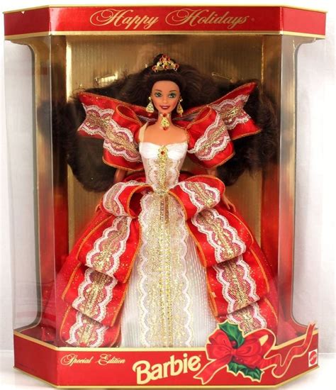 Fantastic 1997 Happy Holiday Barbie Of All Time Check It Out Now In