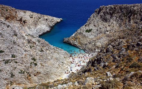 Seitan Limania Beach Crete Greece World Beach Guide