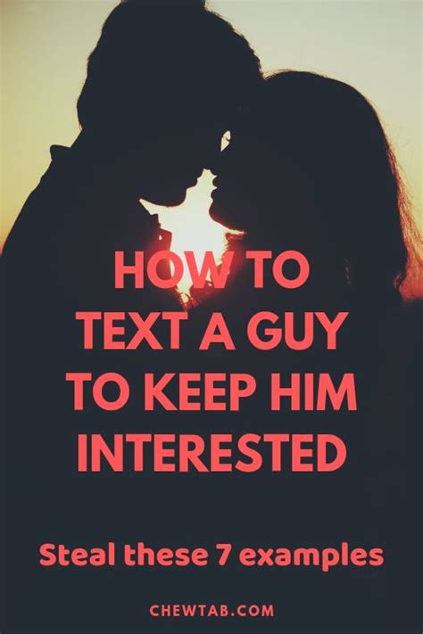 How to start a conversation with a guy on text (the right way!) in fact, 95% of conversations that begin like this go nowhere. How to Text a Guy to Keep Him Interested (Make Him Obsess ...