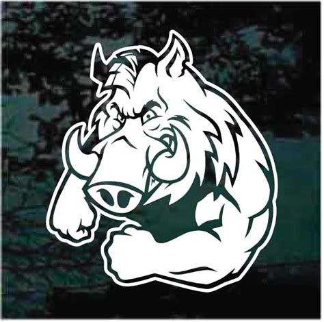 Tough Razorback Decals And Car Window Stickers Decal Junky