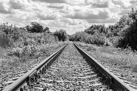 Premium Photo Photography To Theme Railway Track After Passing Train