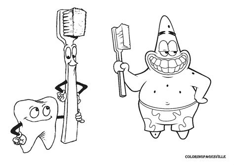 How To Brush Your Teeth Coloring Page Boringpop Com