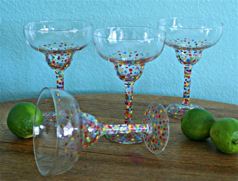 Diy Painted Margarita Glasses • Serendipity By Sara Lynn Diy Painting Margarita Glasses Diy