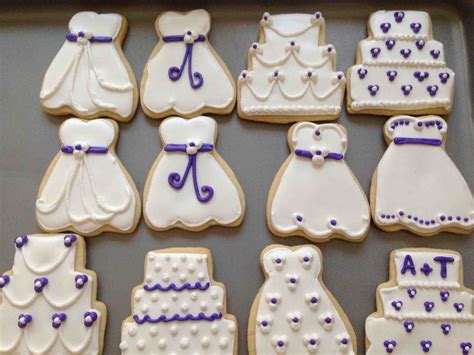 My First Try At Hand Decorated Sugar Cookies For A Bridal Shower