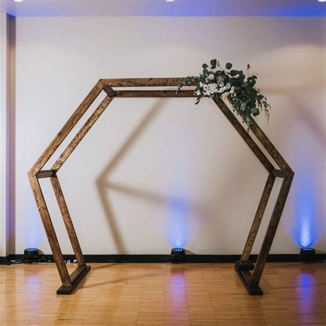 Construction Plans For Hexagon Wedding Arbor Diy Wooden Arch Project