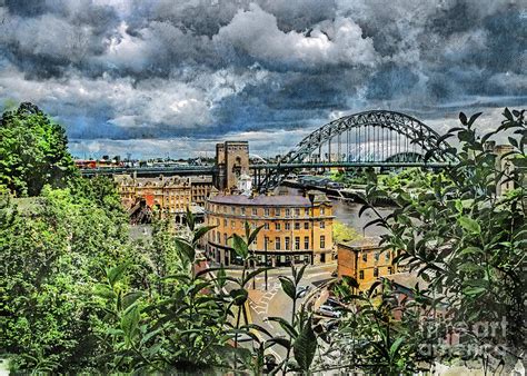 Newcastle Upon Tyne City Art Digital Art By Justyna Jaszke Jbjart