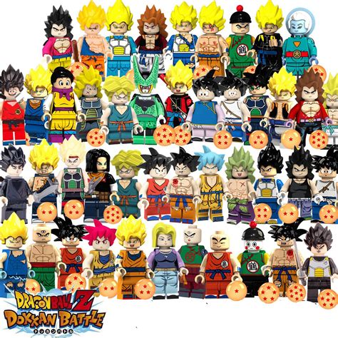 All Dragon Ball Z Minifigures Goku Minifigures Lego Fit Toys