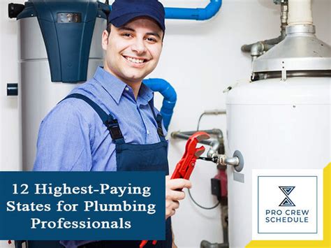 12 Highest Paying States For Plumbing Professionals Pro Crew Schedule