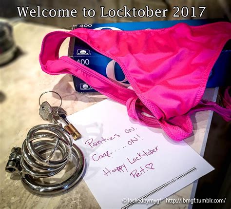 Lbmgf Locked By My Girlfriendwelcome To Locktober Tumblr Pics