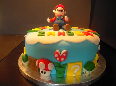 There are many fun super mario birthday cakes for this party theme. Eileen Atkinson's Celebration Cakes: Super Mario Birthday Cake
