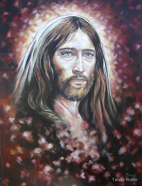 Mystical Jesus By Tahnja Redbubble