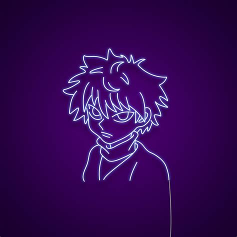 Killua Hunter X Hunter Neon Sign Led For Wall Neonize