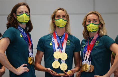 Australian Swimmers With Their Olympic Medal Haul Rolympics