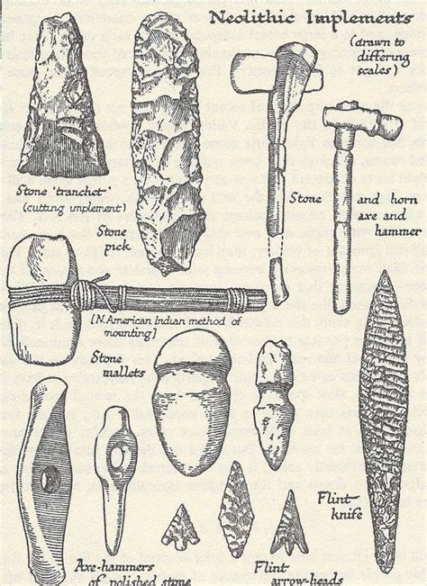 Vintage Archaeology Illustrations Clippings For Collage Scrapbooking