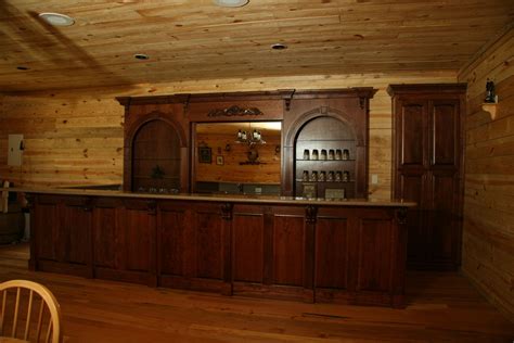 Hand Made Western Bar By Oak Creek Cabinets Western