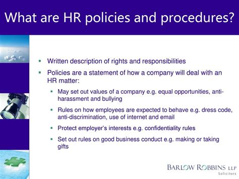 What Are Hr Policies And Procedures Ppt Download