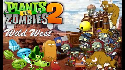Plants Vs Zombies 2 Wild West Mini Game Theme Song Youtube