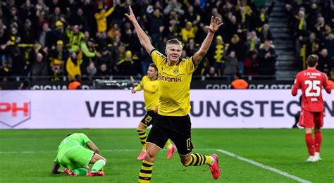 Erling braut haaland (né håland, ˈhòːlɑn; Haaland scores seventh goal in three games as Dortmund ...