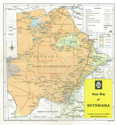 Rhodesian Maps Archive Of Rhodesia