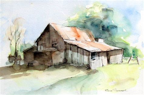 1000 x 743 jpeg 278 кб. barns in watercolor painting | Old Barn Watercolor ...