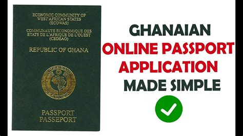 Apply For A Ghanaian Passport Easily From Home 2023 Online
