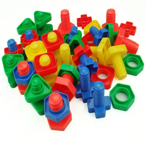 Jumbo Nuts And Bolts Set Occupational Therapy Matching Fine Motor